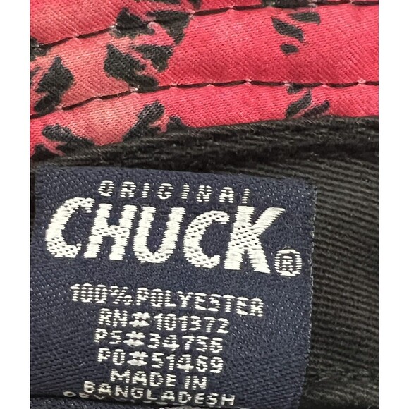 Original CHUCK Bucket Hat One Size Hawaiian Print Palm Trees Beach Resort Vacay - Picture 7 of 7